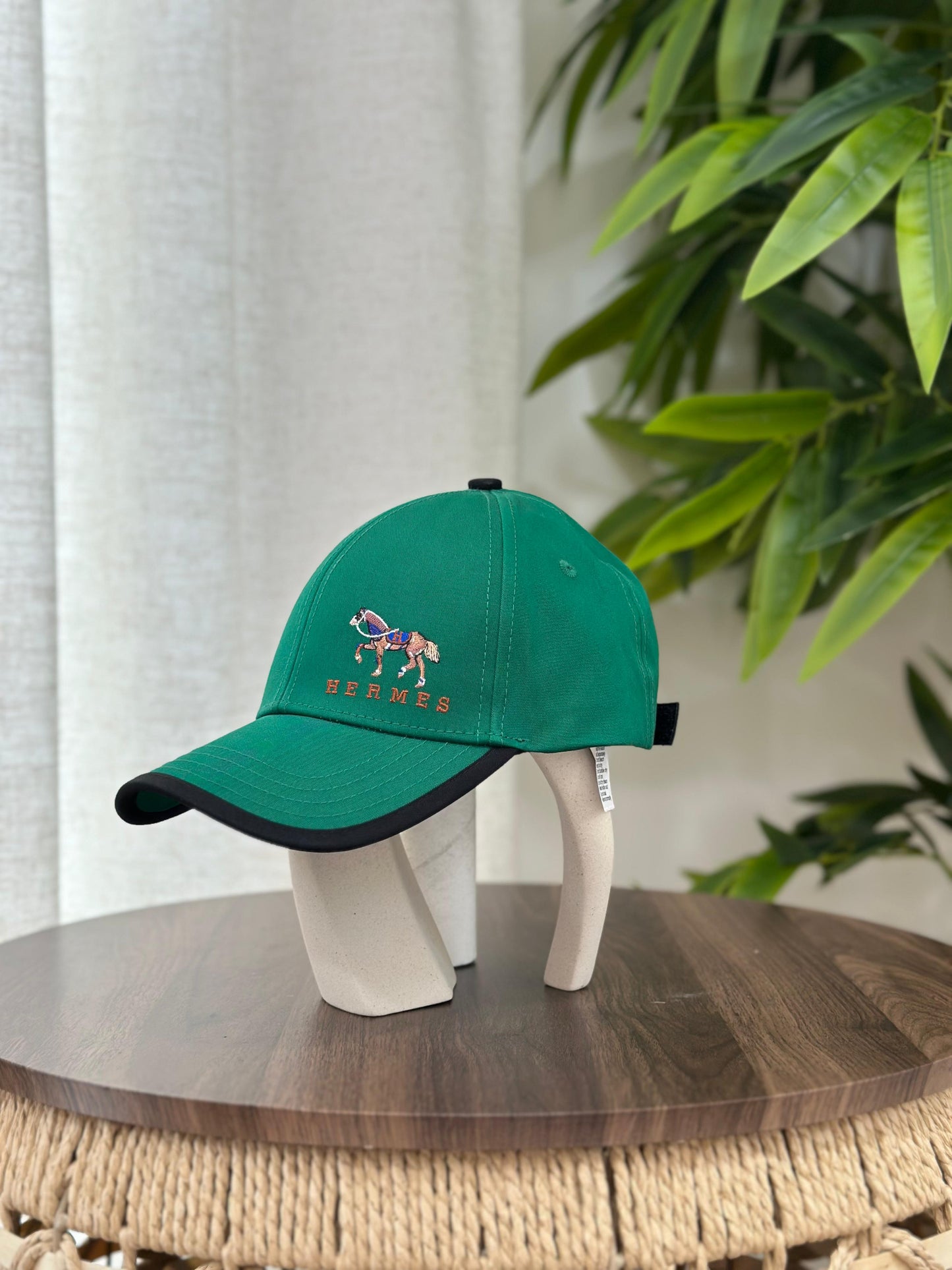Hermès Steppe Baseball Cap (Green/Black)