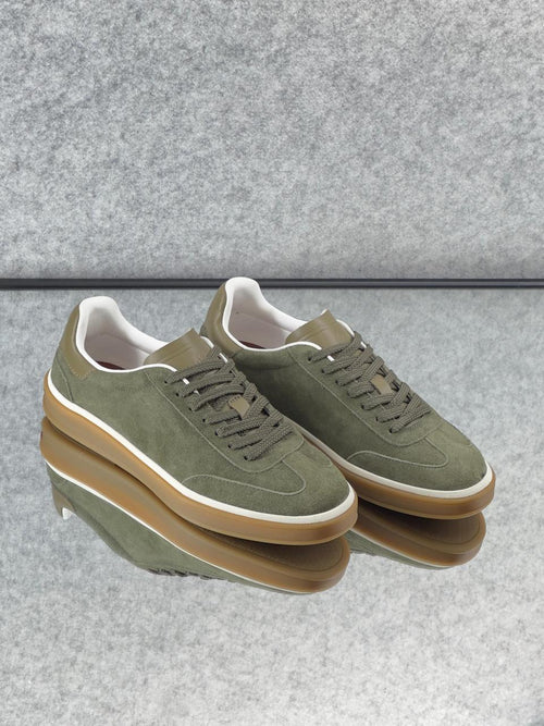 Loro piana Suede Court Sneakers