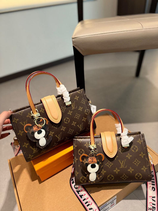 Louis Vuitton OnTheGo BB (Monogram Canvas with Tiger Charm)