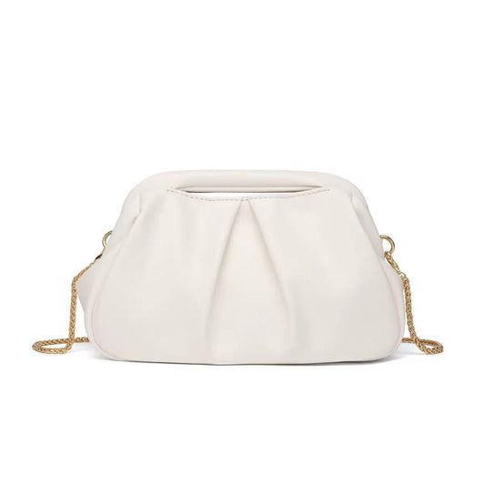Bottega Veneta The Pouch with Handle (Chalk / White)