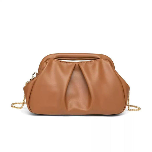 Bottega Veneta The Pouch with Handle (Tan/Caramel)