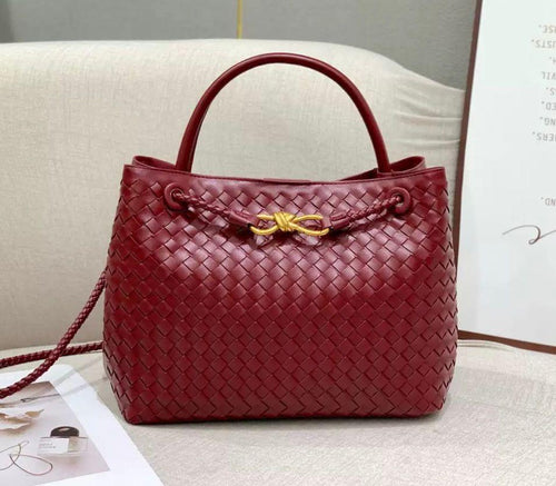 Bottega Veneta Small Andiamo Bag (Amaranto/Dark Red)