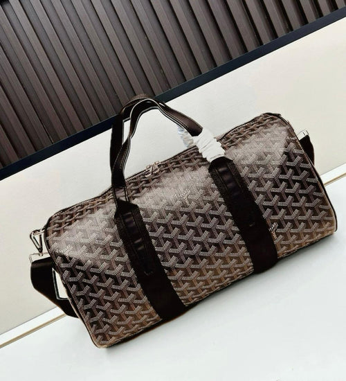 Goyard Boeing 45 Duffel Bag (Black/Tan)