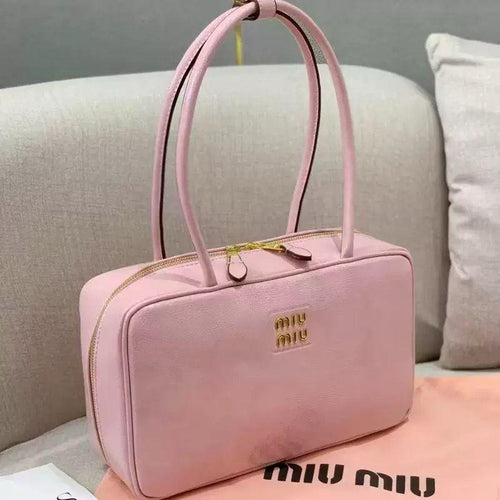Miu Miu Beau Soft Leather Bag (Petal Pink)