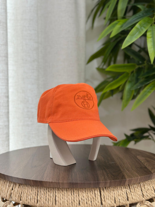 Hermès Deauville Baseball Cap (Orange)