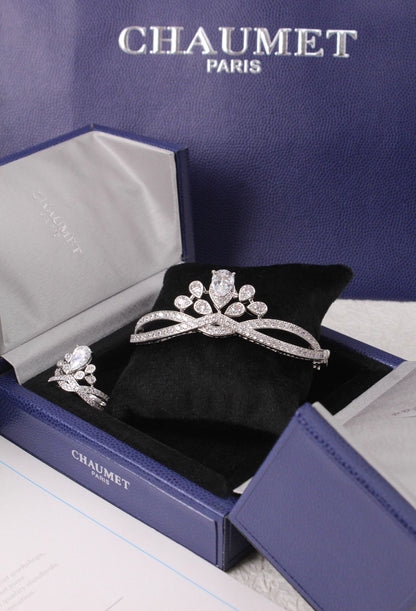Chaumet Joséphine Aigrette Impériale Jewelry Set (White Gold and Diamonds)